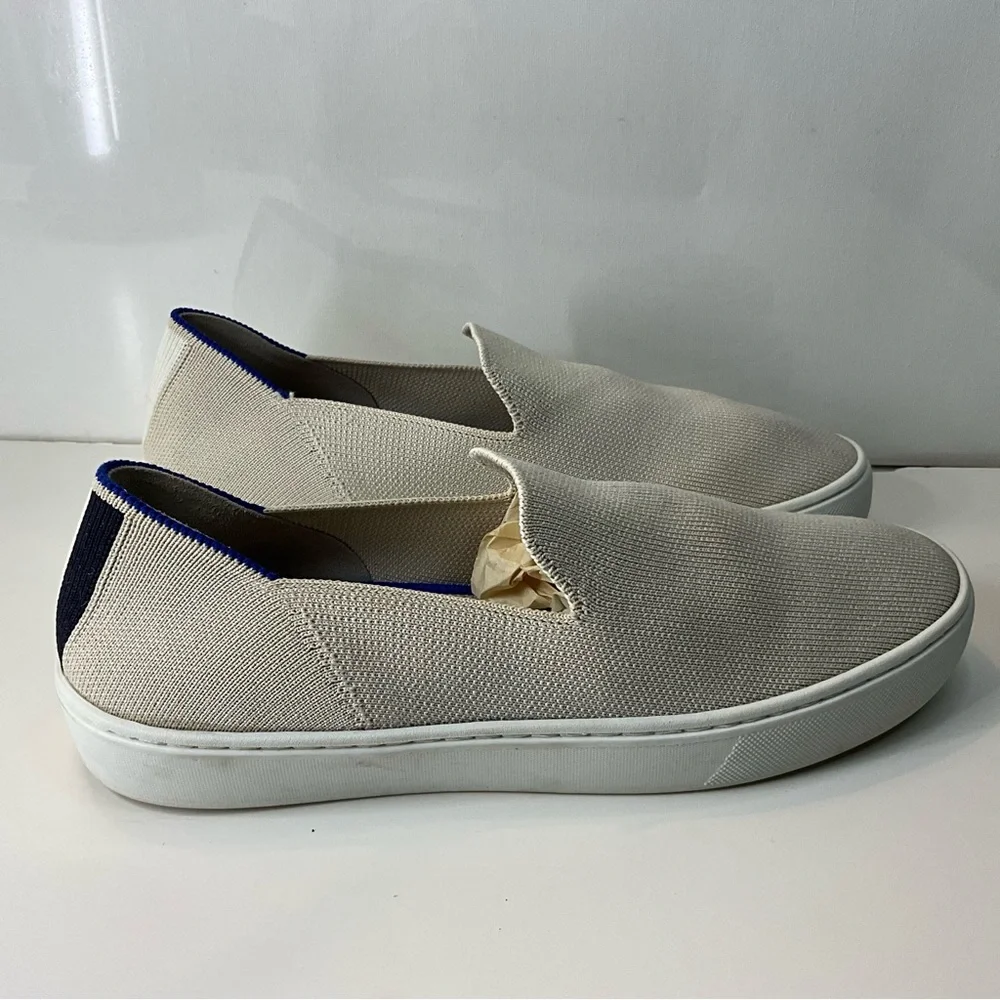 Rothys Casual Cream Slip-On Sneakers 8.5 - Picture 7 of 11